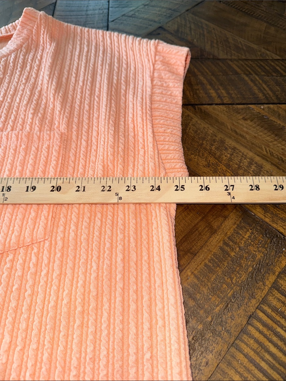 Discount Divas Womens Ribbed Top/Shorts in Peach  Sz XL - Picture 5 of 11
